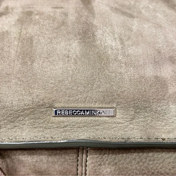 Rebecca Minkoff Olive Green Suede Shoulder | Crossbody Bag Convertible Strap - Picture 9 of 11